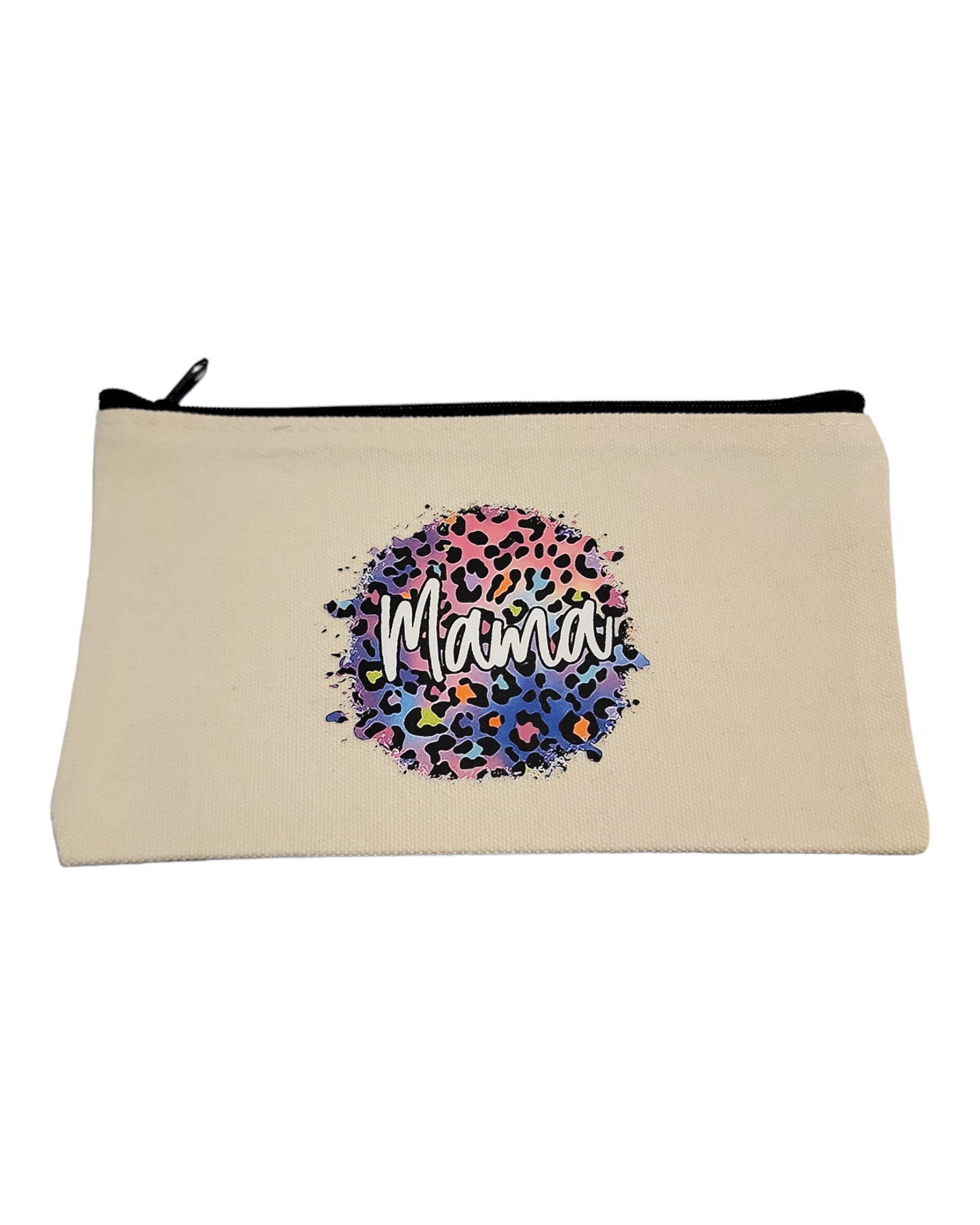 Small Sized Cotton Canvas Custom Makeup Bag