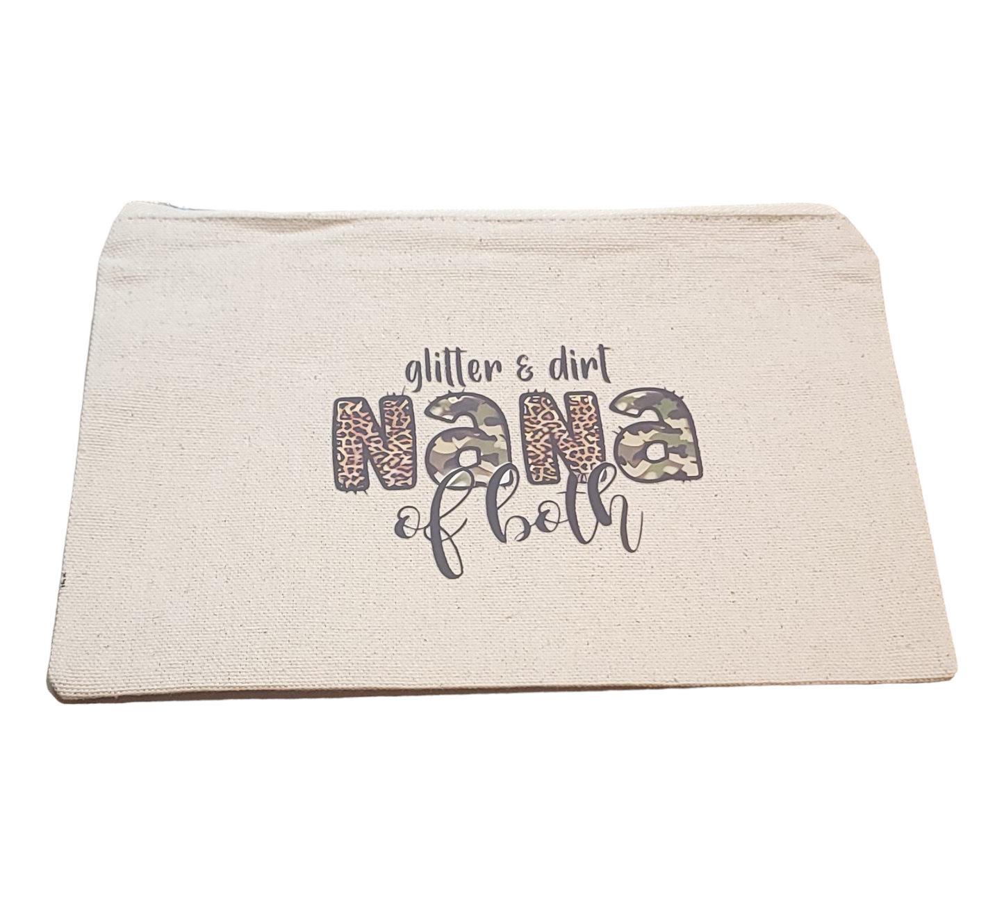 Medium Size Cotton Canvas Custom Make Up Bags