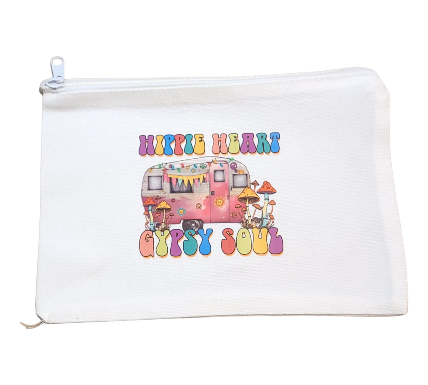 Medium Size Cotton Canvas Custom  Make Up Bags