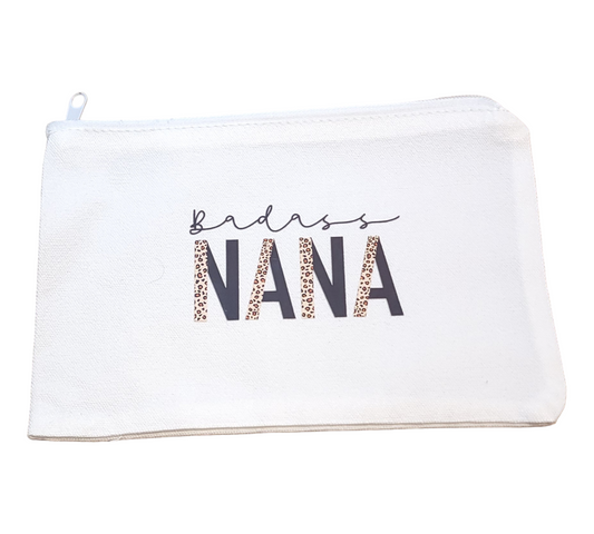 Medium Size Cotton Canvas Custom  Make Up Bags