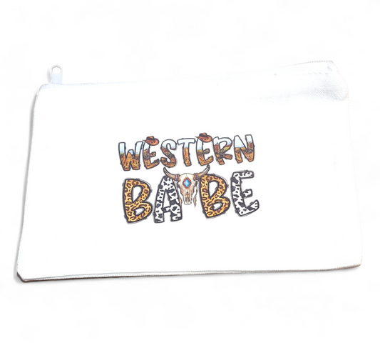 Medium Size Cotton Canvas Custom Make Up Bags