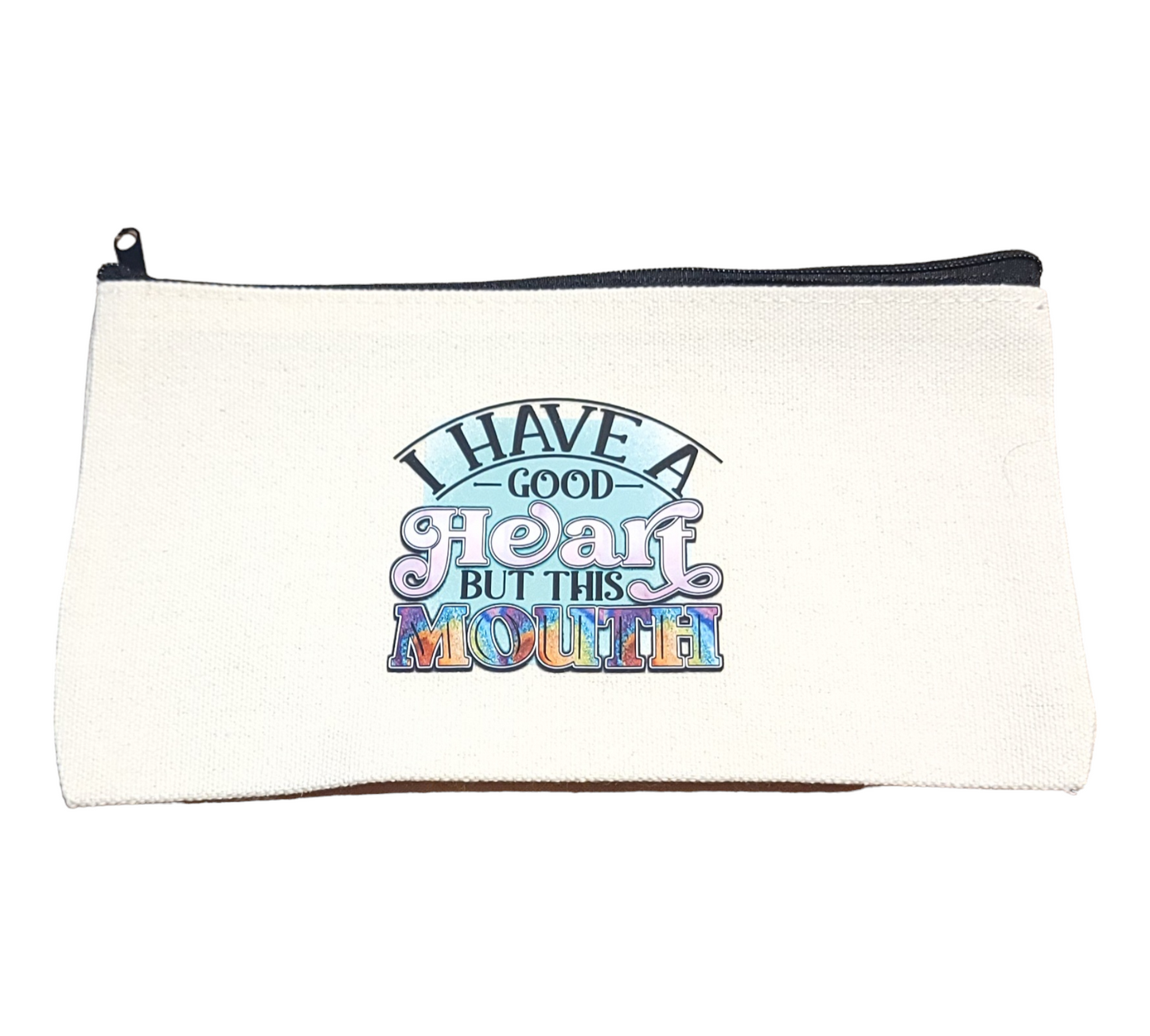 Small Size Cotton Canvas Custom Make Up Bag