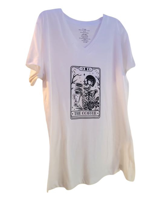 The Coffee Tarot Card T-Shirt