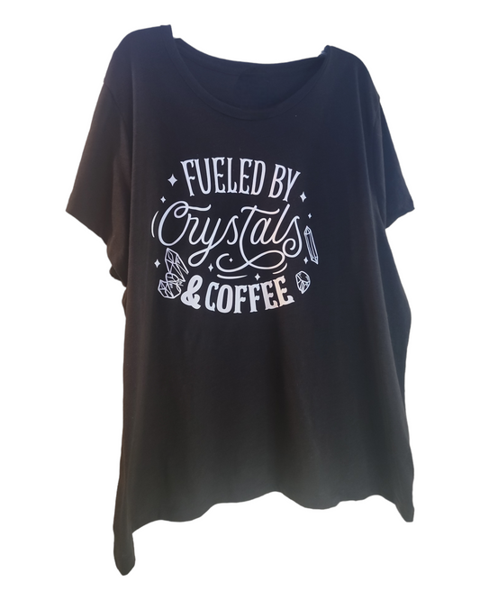 Fueled By Crystals & Coffee T - Shirt