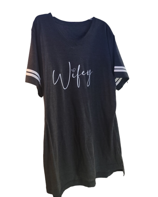 Wifey Baseball T-Shirt