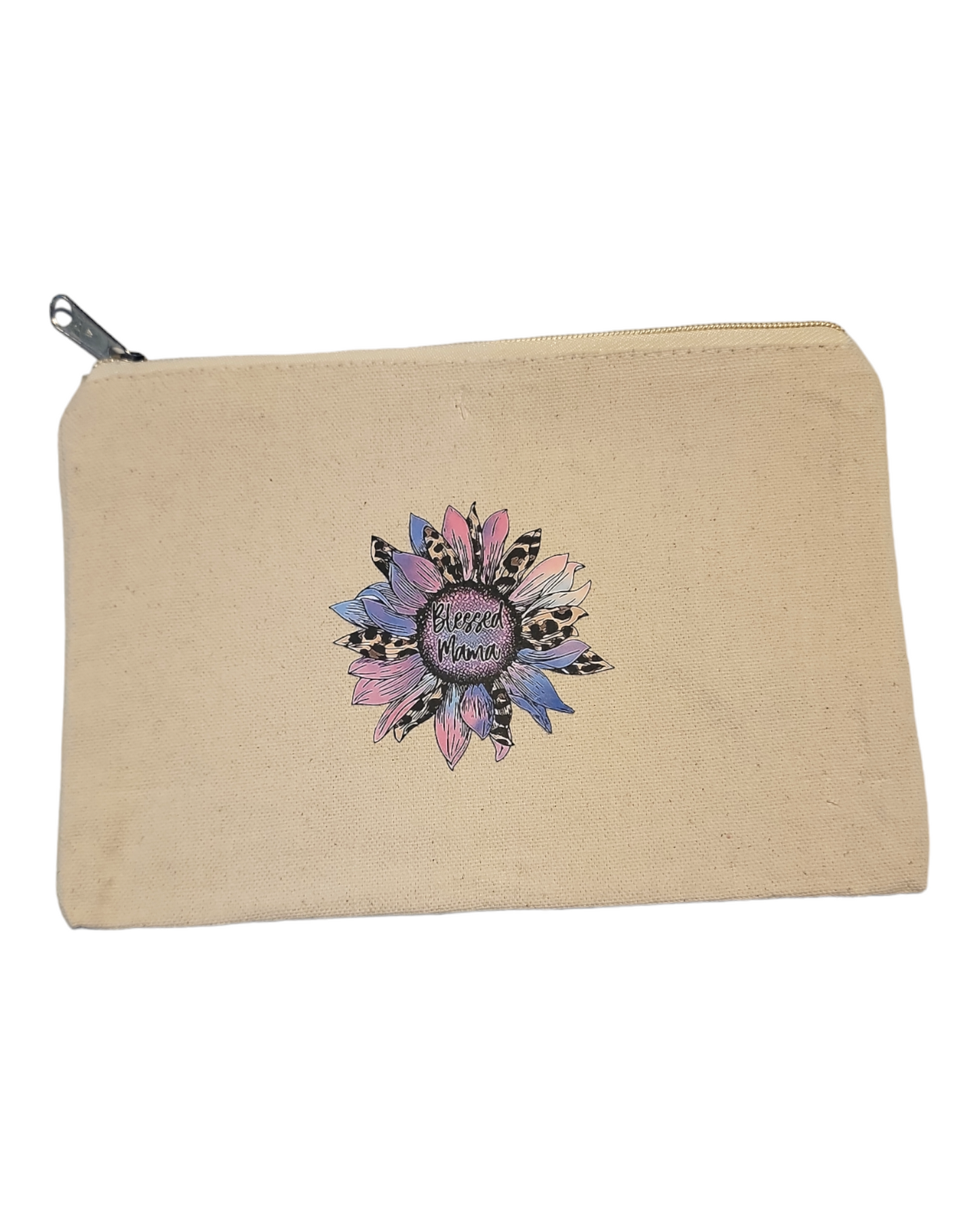 Medium Size Cotton Canvas Custom Make Up Bags