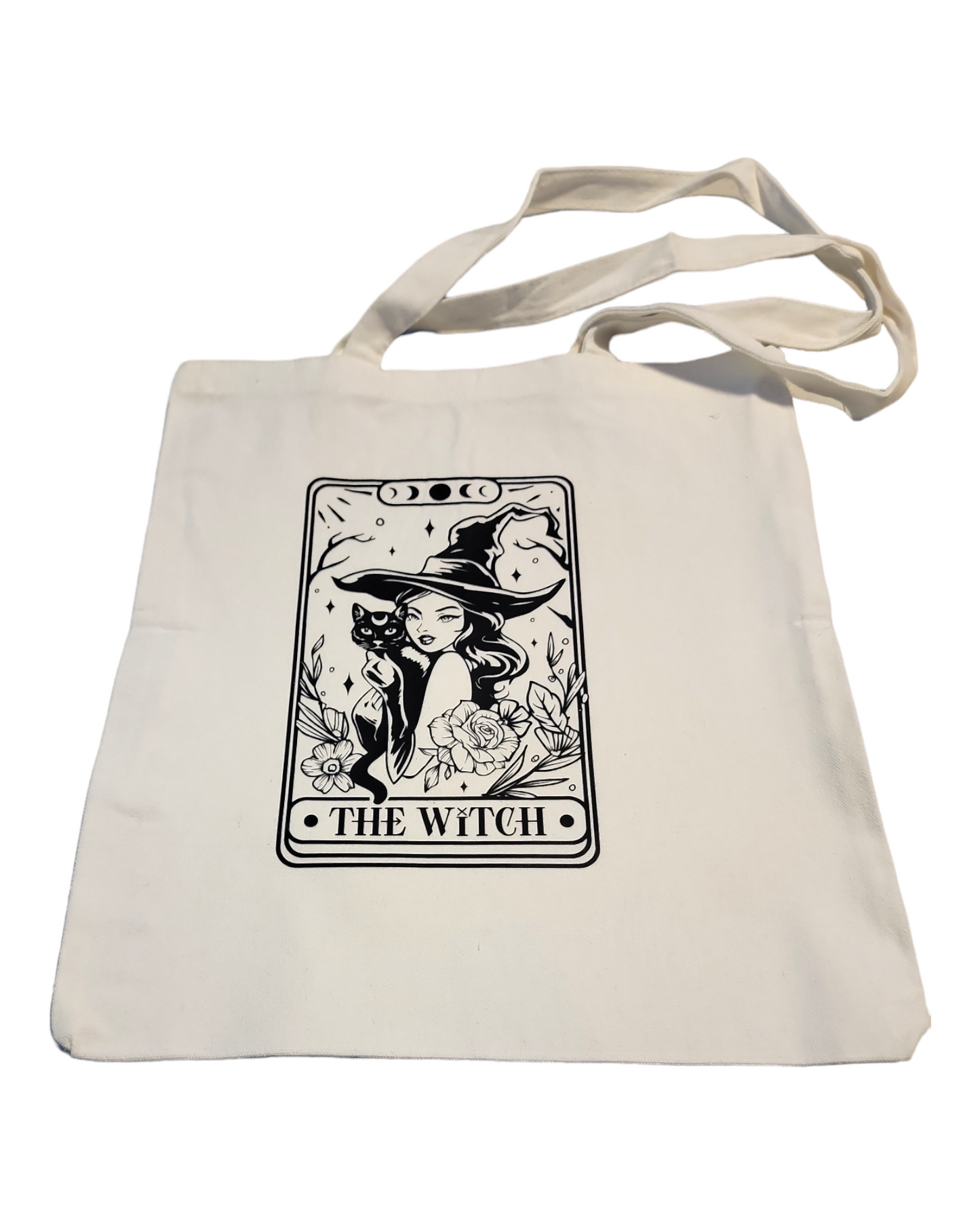 The Witch Tarot Card Custom Large Tote Bag