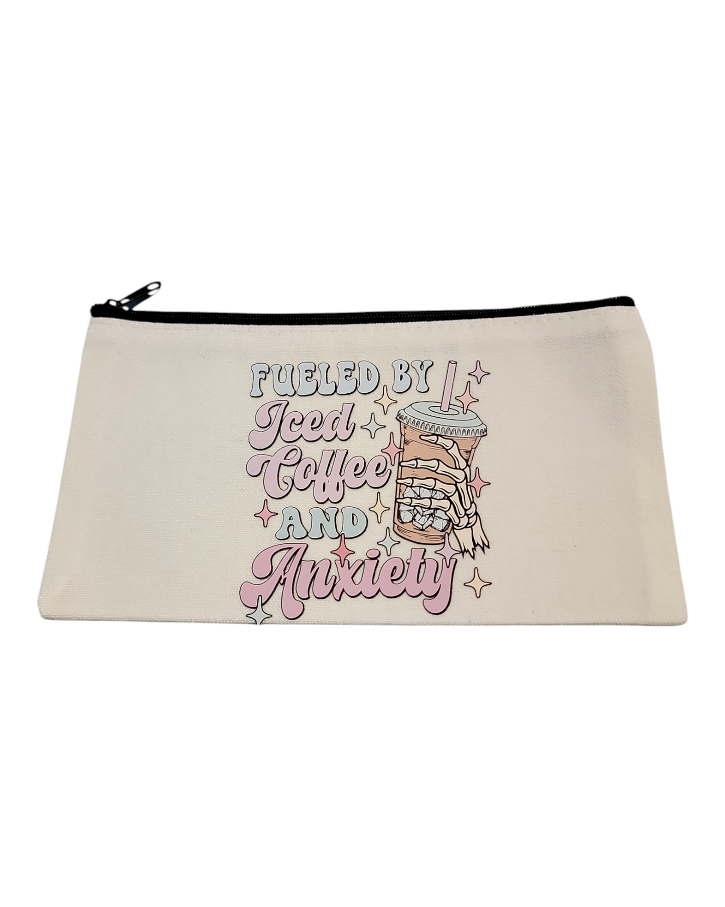 Small Canvas Makeup Bag Anxiety Awarness