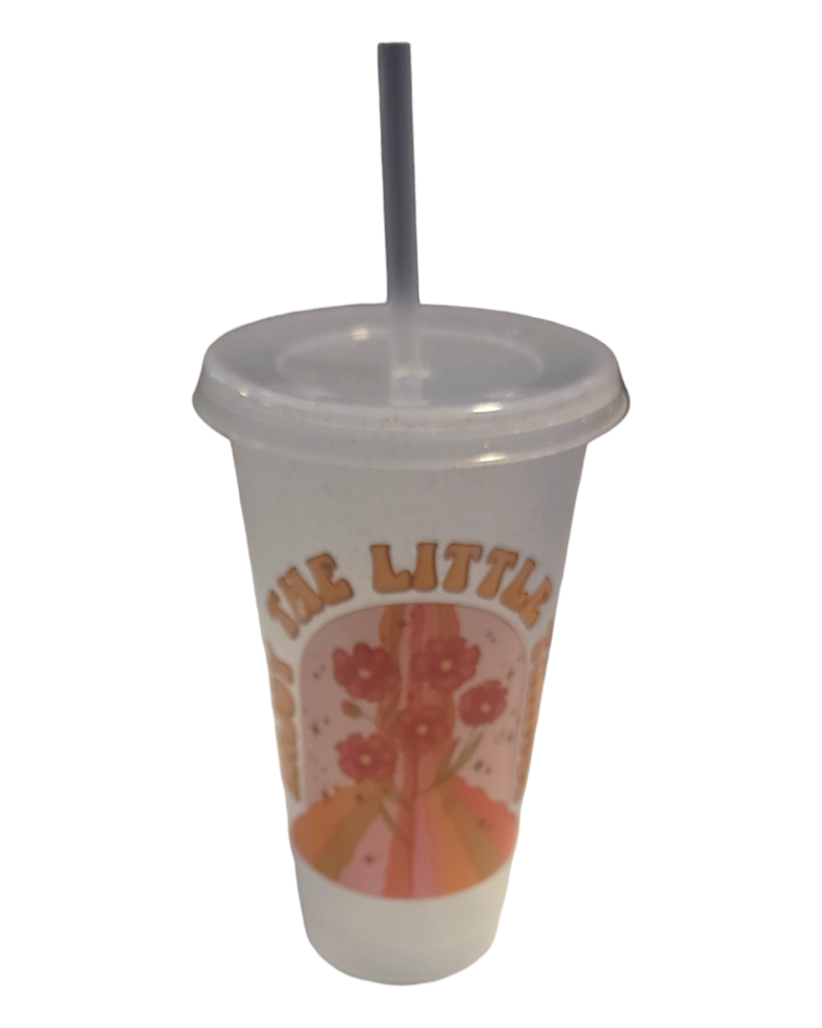 30 oz Plastic cup with lid and straw – Mystic Threads & Treasures